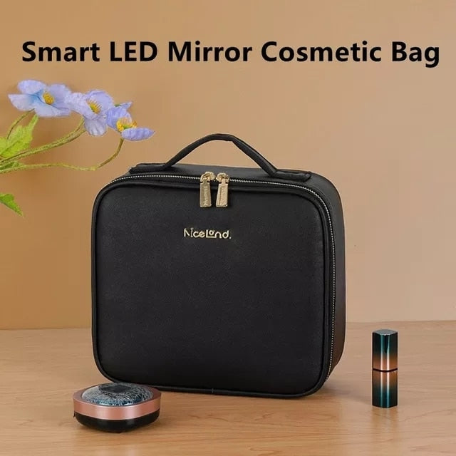 Cosmetic Case w/LED + Mirror