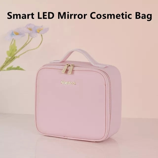 Cosmetic Case w/LED + Mirror