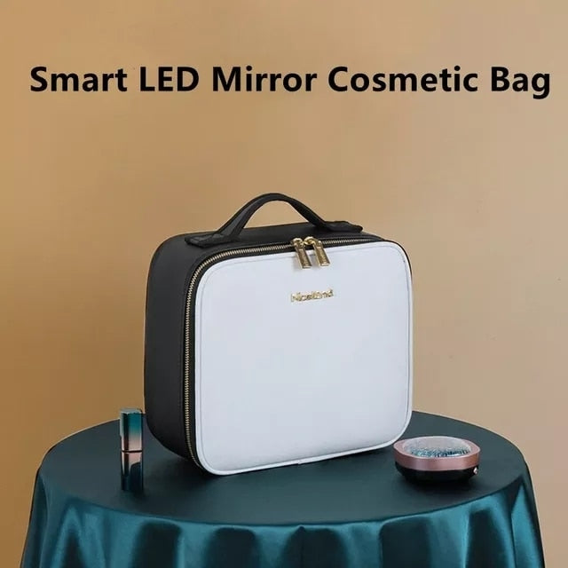 Cosmetic Case w/LED + Mirror